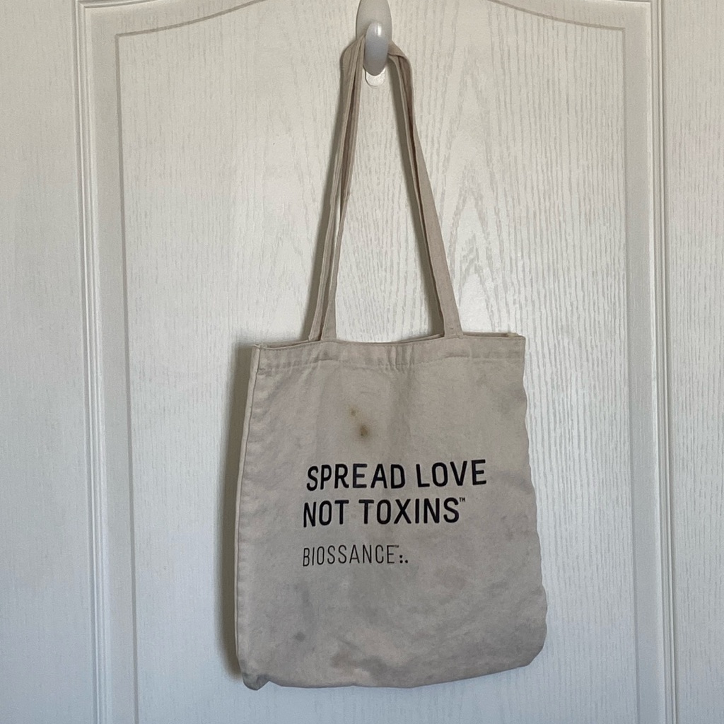Tote Bag  Biossance Tote Bag  Tan Tote Bag